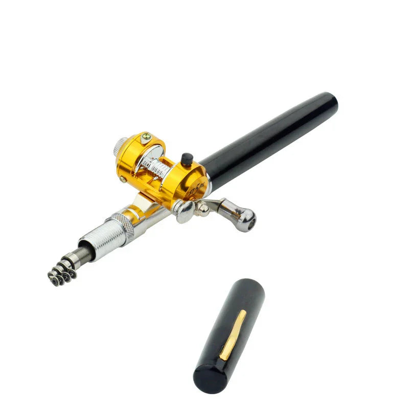 1 meters foreign trade Mini fishing rod, cross border Amazon WISH portable pen fishing rod Fishing Rod A EX-STOCK Canada