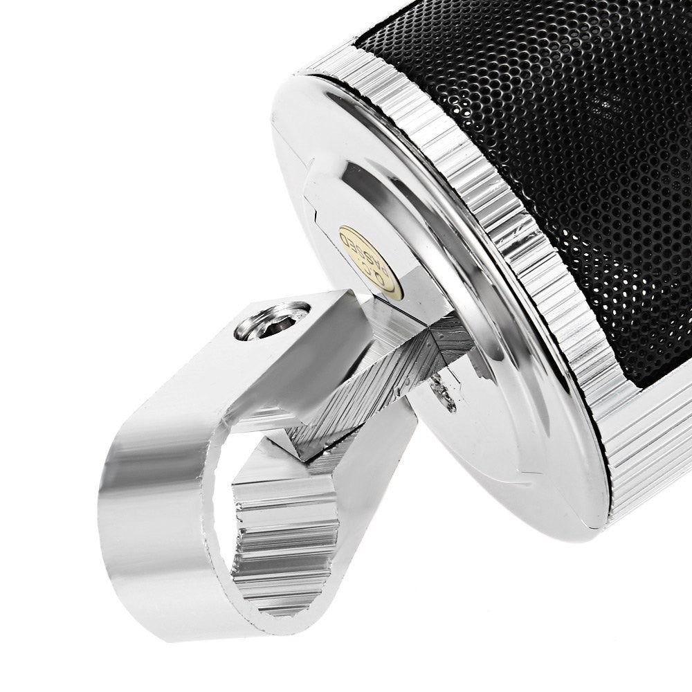 Motorcycle MP3 Music Player Speakers Motorbike Bluetooth Stereo Speaker FM Radio Waterproof Adjustable Bracket Audio Player EX-STOCK Canada
