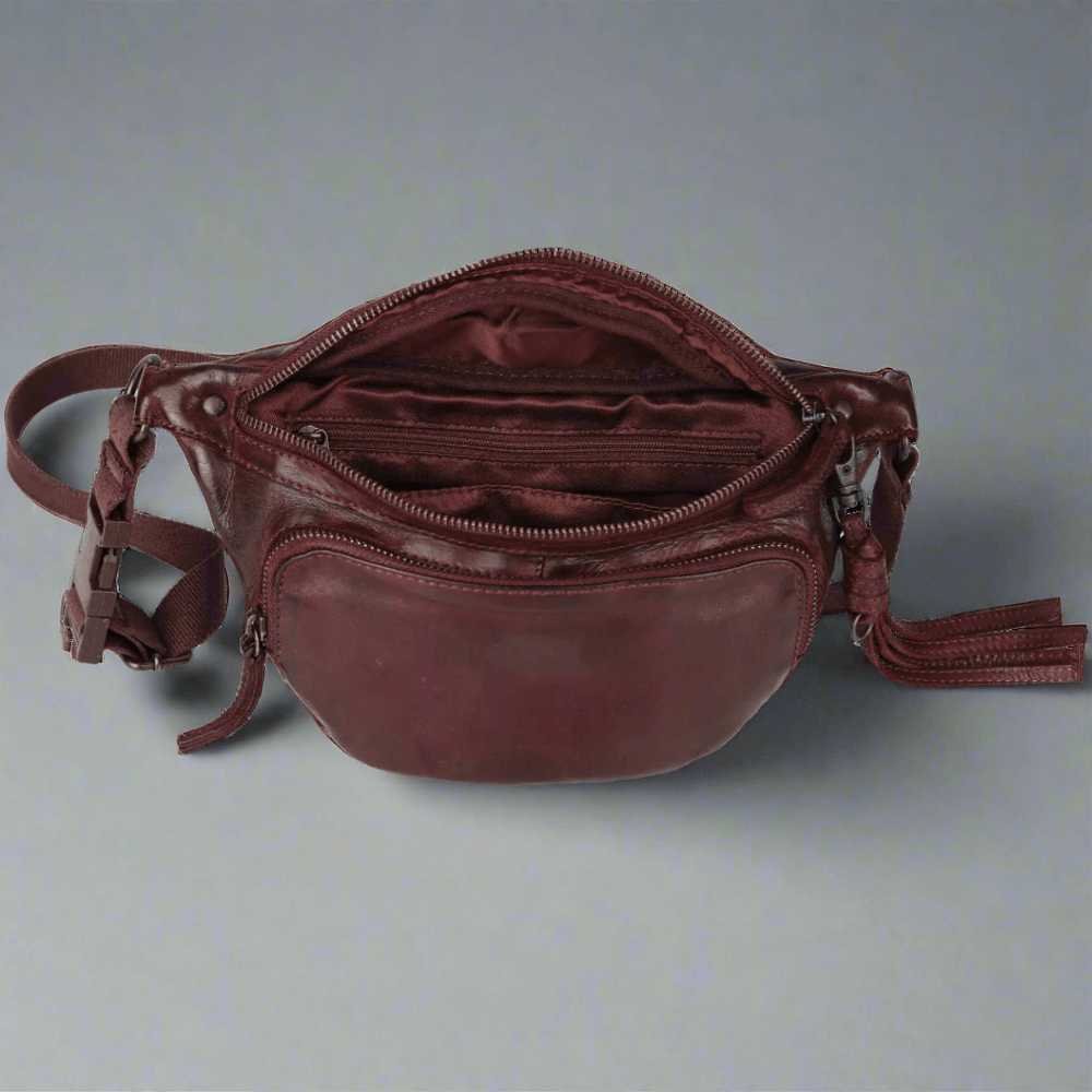 MET Front Zip Leather Belt Bag EX-STOCK Canada