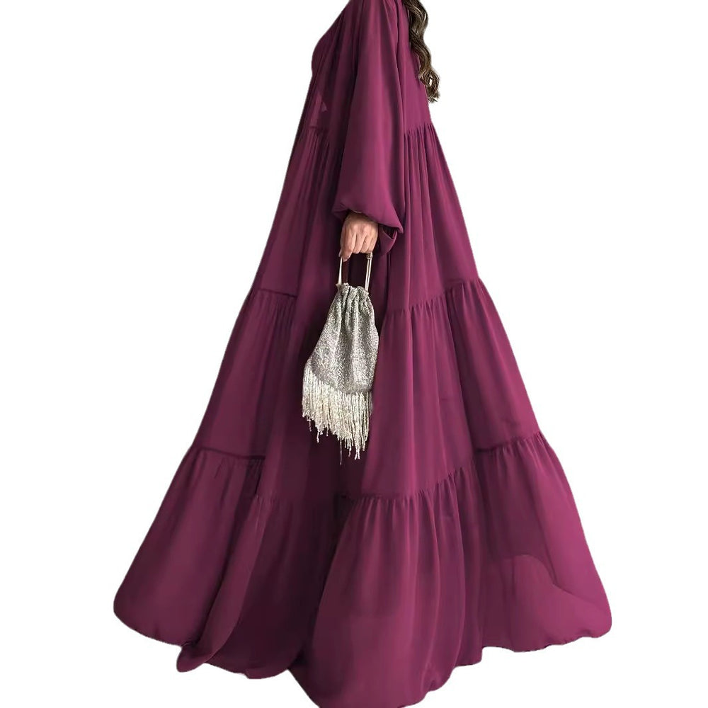 Muslim Solid Color Vest Dress Fashion EX-STOCK Canada