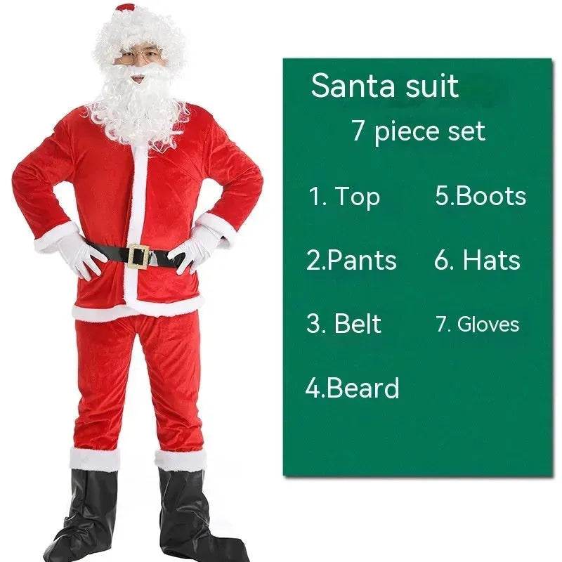 Christmas Costume Men's And Women's Clothing Full Set Performance Costume - EX-STOCK Canada