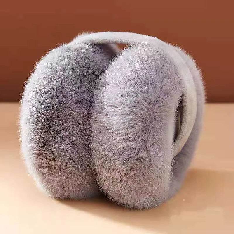 Folding Earmuffs For Warmth Lovely Women In Winter - EX-STOCK Canada