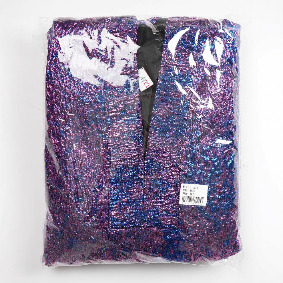 Robe longue ample en tissu figuré musulman pour femmes - Vêtements grande taille EX-STOCK Canada