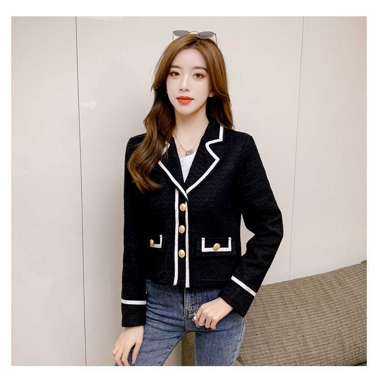 luxury women's blazers Short Long Sleeve Blazer. - EX-STOCK Canada