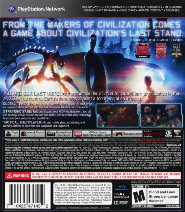 XCOM: Enemy Unknown