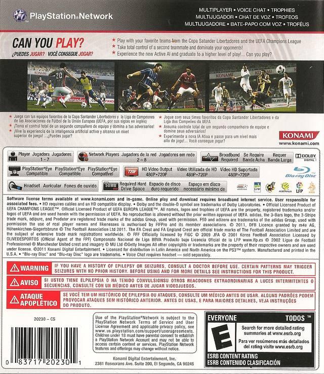 Pro Evolution Soccer 2012
