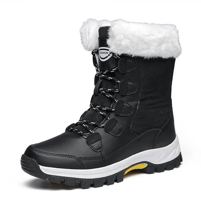 Winter Waterproof Snow Boots Women's Mid-calf Front Zipper - EX-STOCK Canada