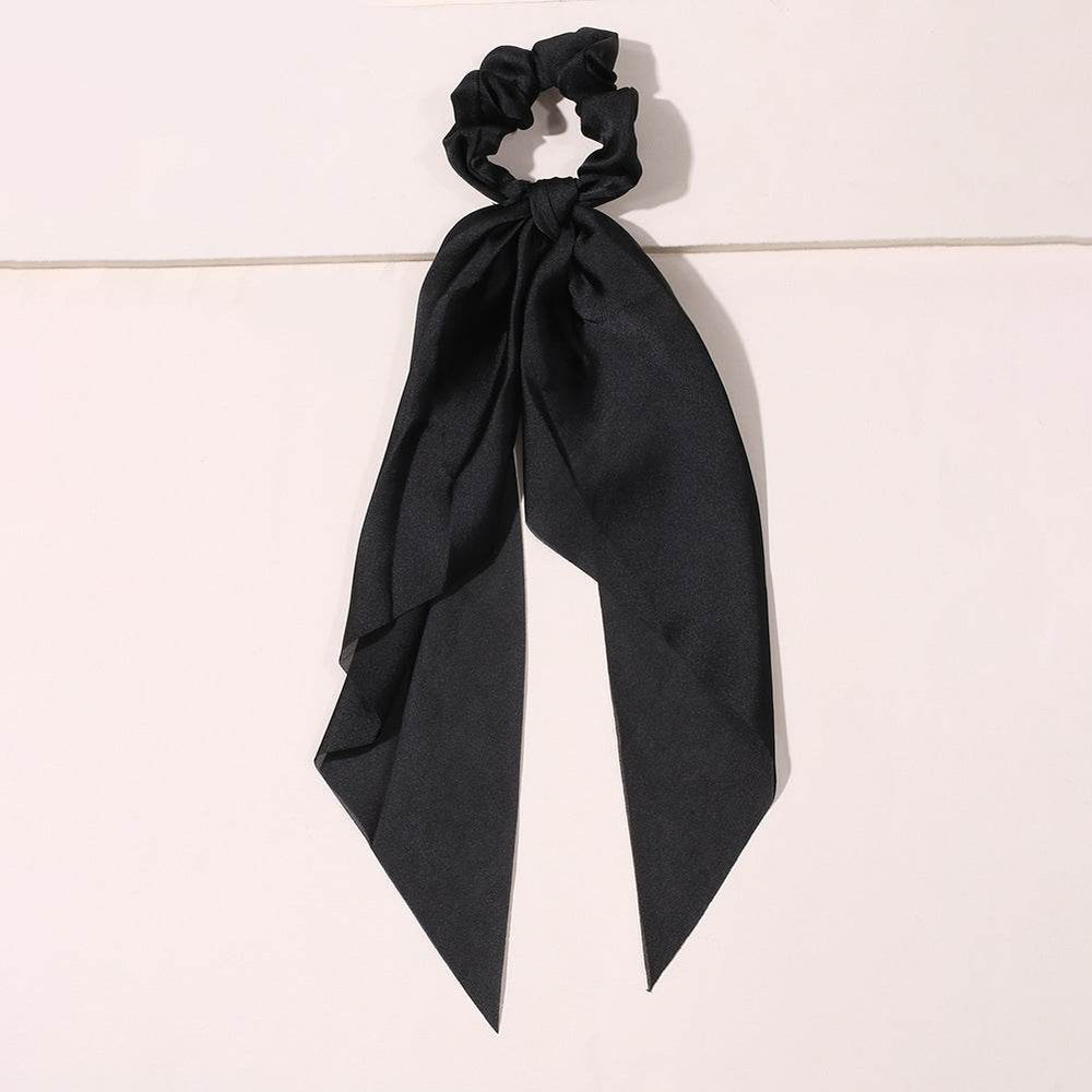 Cute Hair Silk Bow Scrunchie Vintage Satin Scarf Scrunchie - EX-STOCK Canada