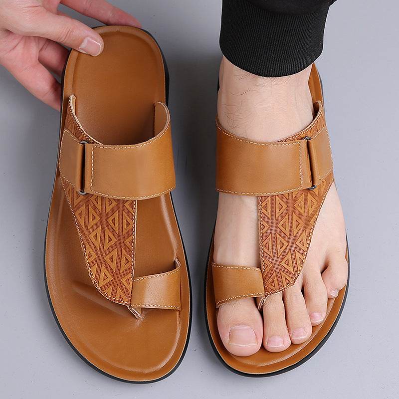 Men's Fashion All-matching Simple Beach Slippers EX-STOCK CANADA