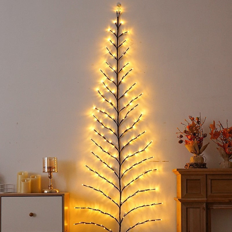 LED Christmas Leaves Rattan Lamp Bedroom Indoor Lighting
