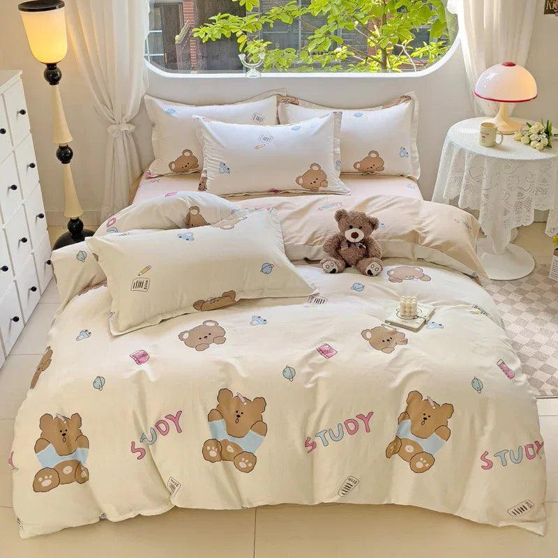 Cartoon Duvet Cover Bedding Bed Sheet Cute Quilt Cover EX-STOCK Canada