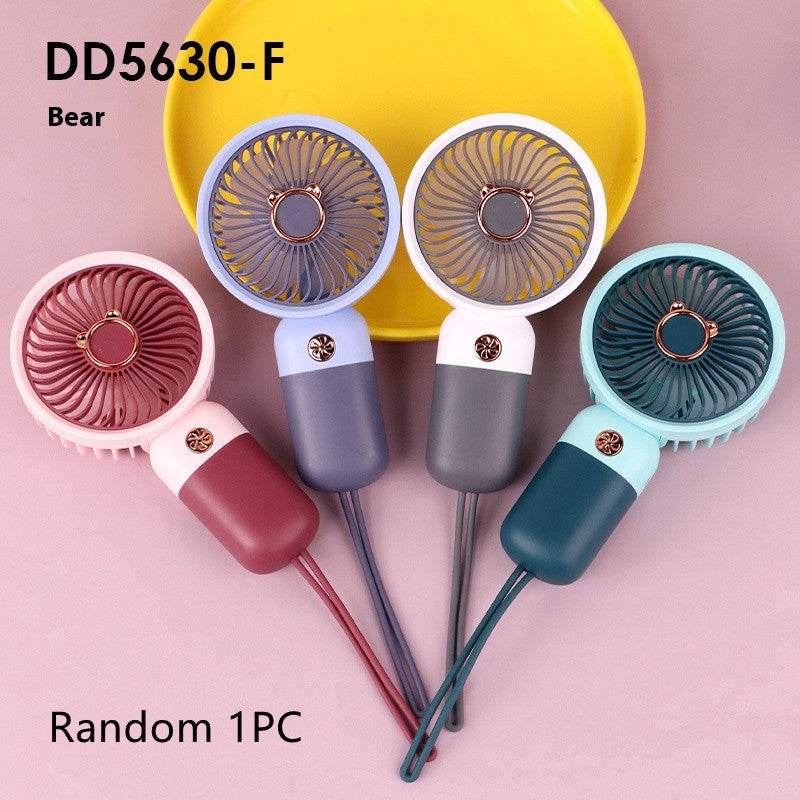 Summer Mini Handheld Fan Portable Charging USB - EX-STOCK Canada