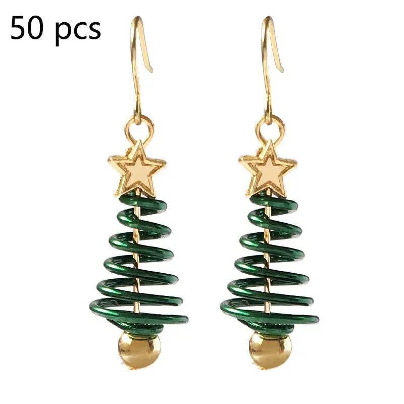 Christmas Earrings Tree Star DIY Earrings - EX-STOCK Canada