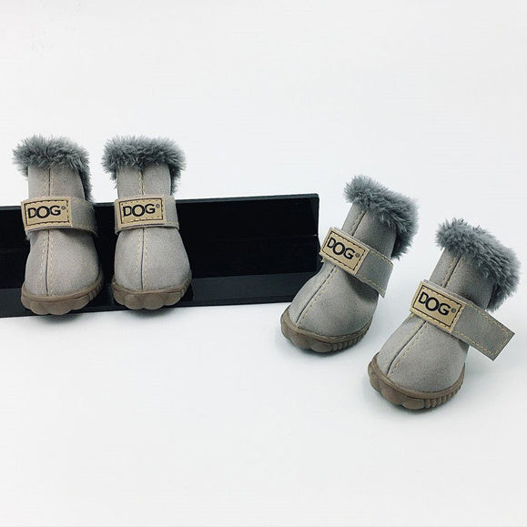 Dog Thick Snow Boots Keep Warm Teddy Autumn And Winter VIP Shoes EX-STOCK Canada