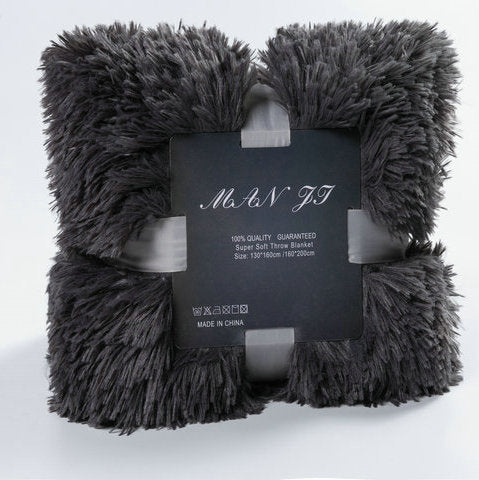 Plush Blanket Double-layer Blanket Multifunctional EX-STOCK Canada