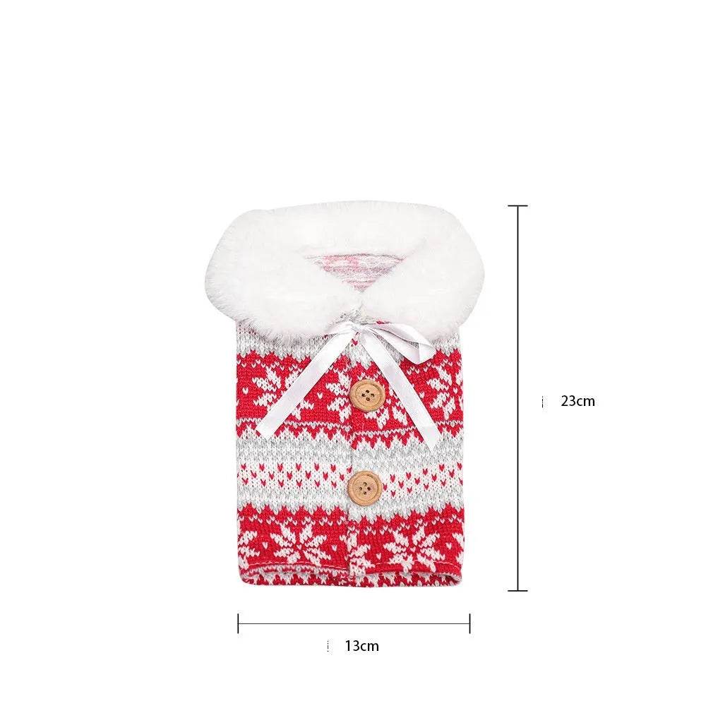 Christmas Decorations Christmas Wine Bottle Socks - EX-STOCK Canada