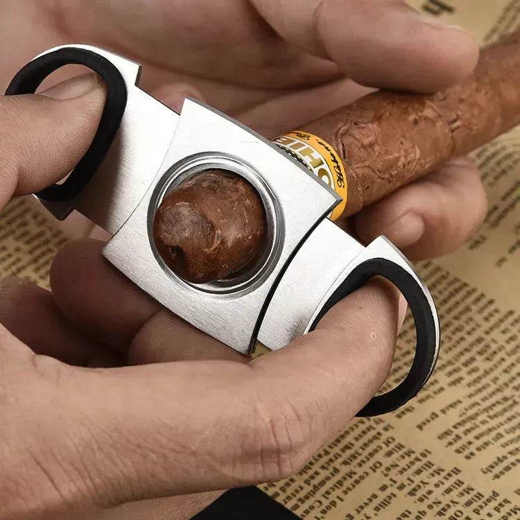 Portable Stainless Steel Cigar Cutter - EX-STOCK Canada