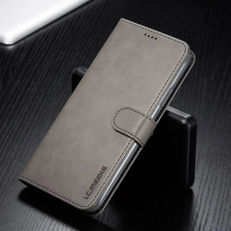 Luxury Leather iphone Case Flip Cover Card Holder Wallet Businessman Style - EX-STOCK Canada