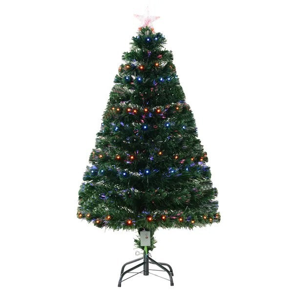 4ft Prelit Artificial Optical Xmas Tree Spruce Hinged Full Tree EX-STOCK Canada