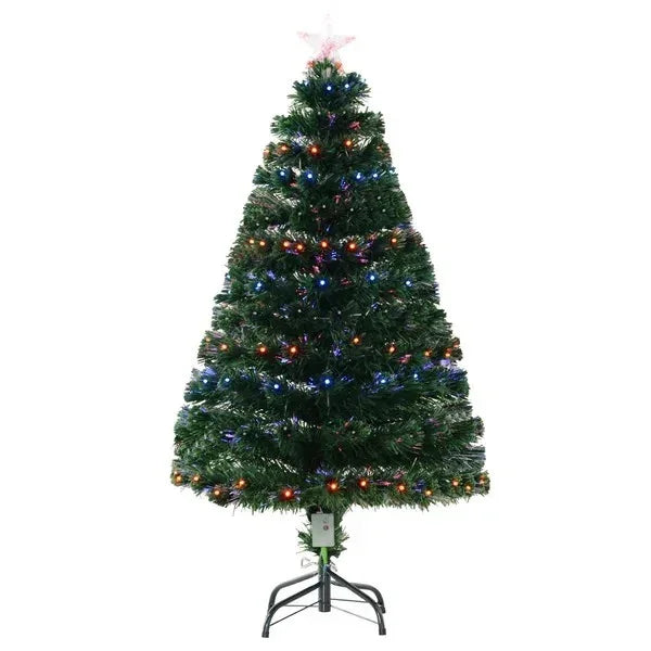 4ft Prelit Artificial Optical Xmas Tree Spruce Hinged Full Tree EX-STOCK Canada