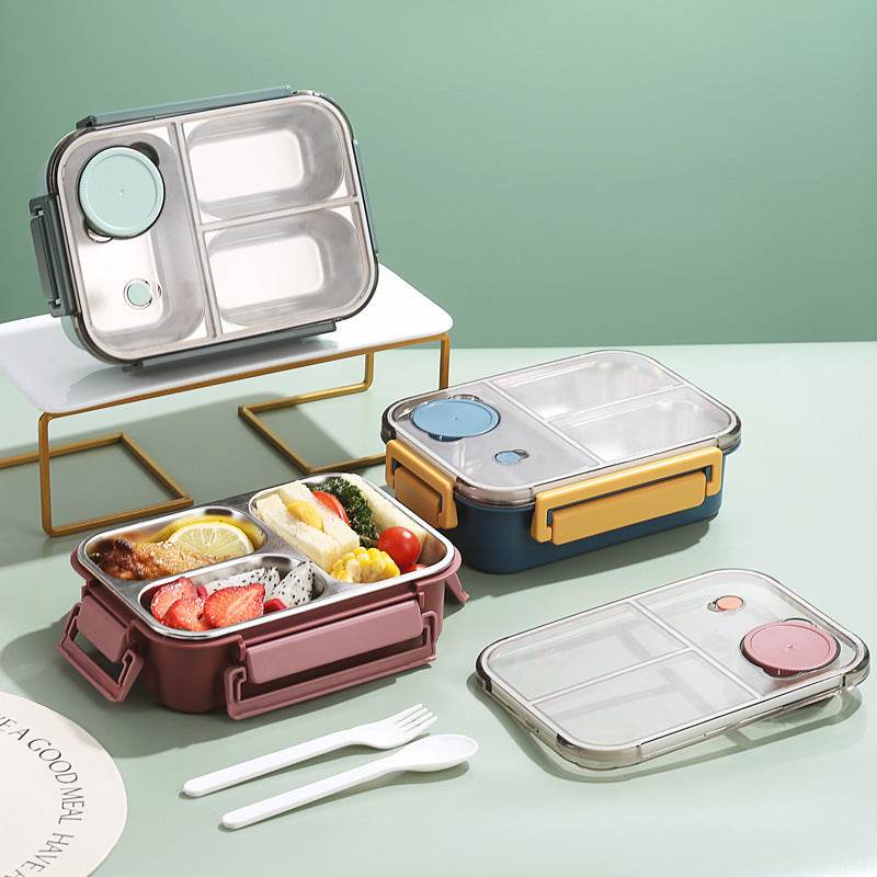 304 Stainless Steel Sealed Insulated Bento Lunch Box for Kids - EX-STOCK Canada