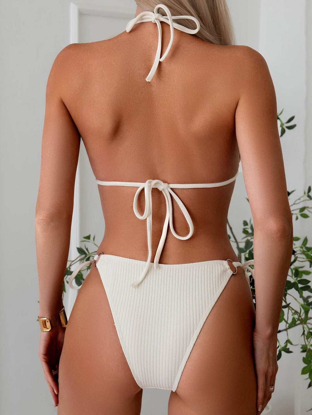 Sexy Bikini Set Summer Side Tie Thong Bandage Style Swimsuit Womens Clothing - EX-STOCK CANADA