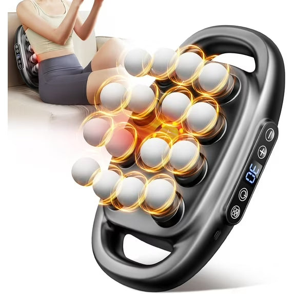 Muscle Relaxation Massager Multi-head Massage Gun Deep Tissue Body Fitness Muscle Electric Relax Massager For Back Shoulders Legs Foot 16 Heads EX-STOCK Canada