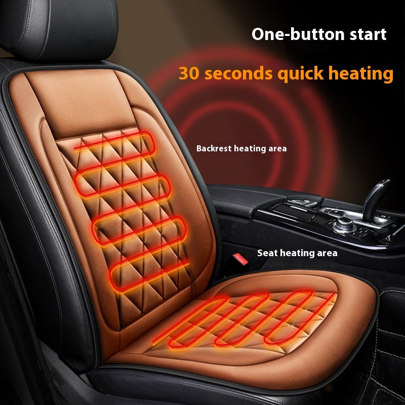 Winter Solid Color Car Plush Warm Cushion | EX-STOCK product gallery photo 4