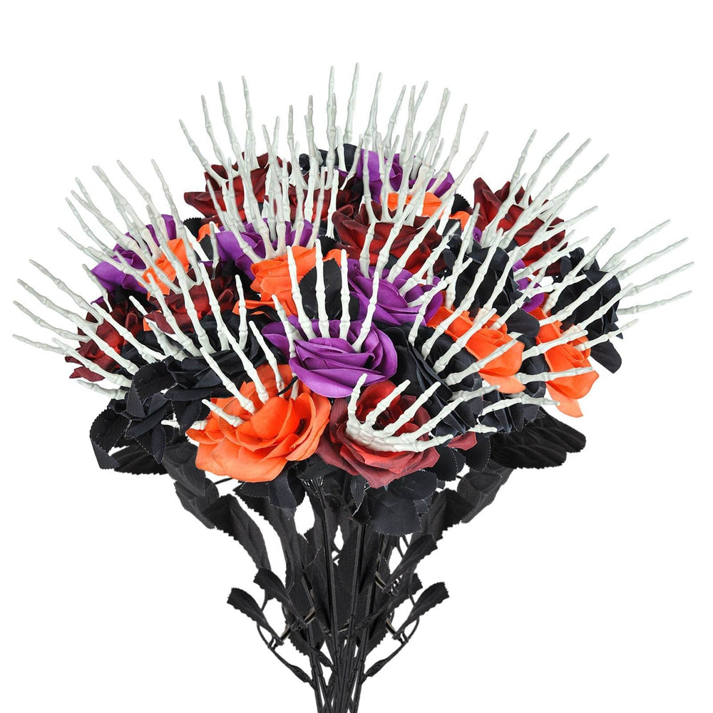 Halloween Skull Hand Rose Horror Decoration Ornaments - EX-STOCK Canada