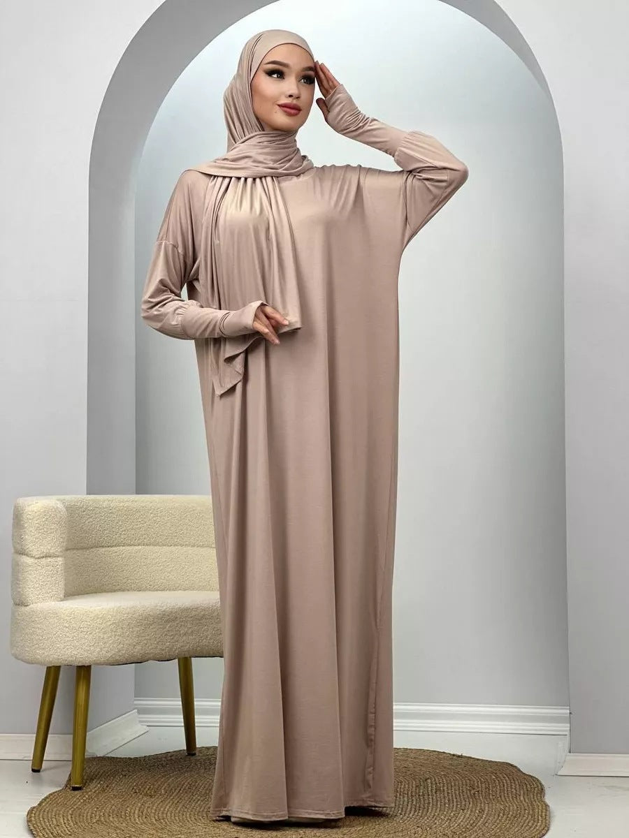 Women's Muslim Robe Polyester Fiber EX-STOCK Canada