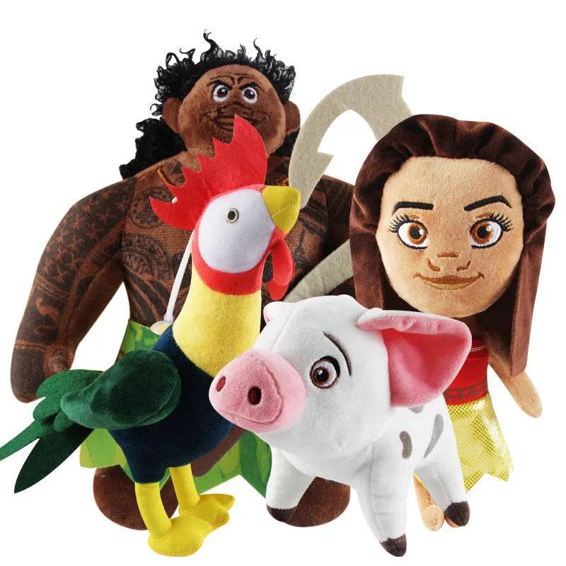Marine Romance Moana Plush Mo Ahna Princess Doll Maui Rooster Pig Doll Wholesale - EX-STOCK Canada