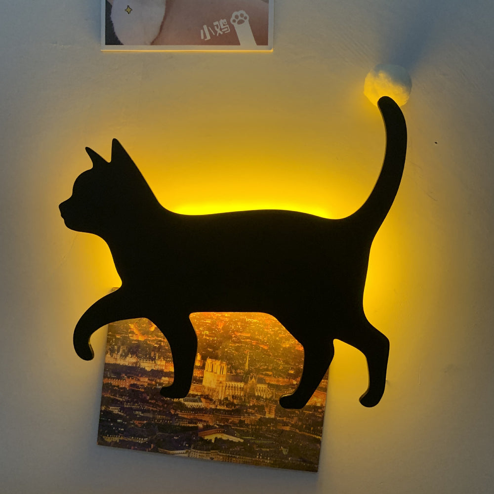 LED Animal Silhouette Night Light – Sound Sensor Wall Lamp for Kids Bedroom | 18 Designs