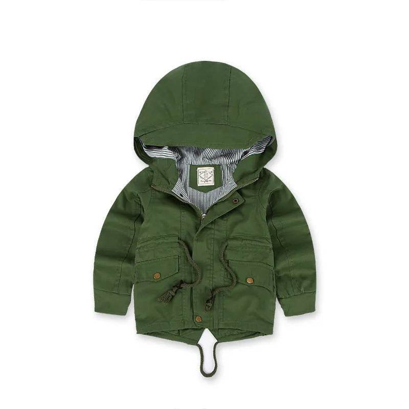 Children Cashmere Hoodie Windproof Winter jacket kids - EX-STOCK Canada