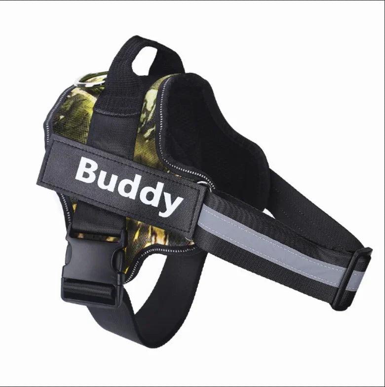 Harnais pour chien personnalisé ANTI-TRACTION Réfléchissant Respirant Harnais ajustable pour animaux de compagnie Gilet pour petit et grand chien Patch personnalisé Fournitures pour animauxEX-STOCK Canada