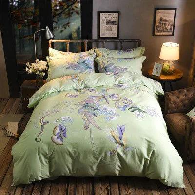 Housse de couette en coton avec ensemble de quatre piècesEX-STOCK Canada