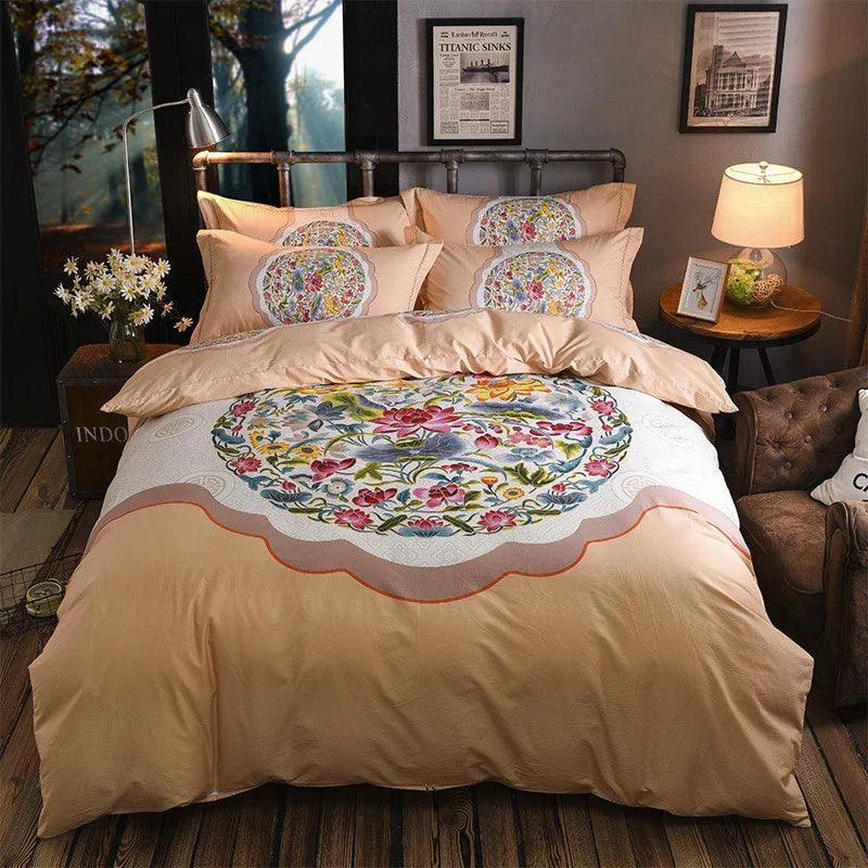 Cotton Sheet Quilt Cover Four Piece Set EX-STOCK Canada