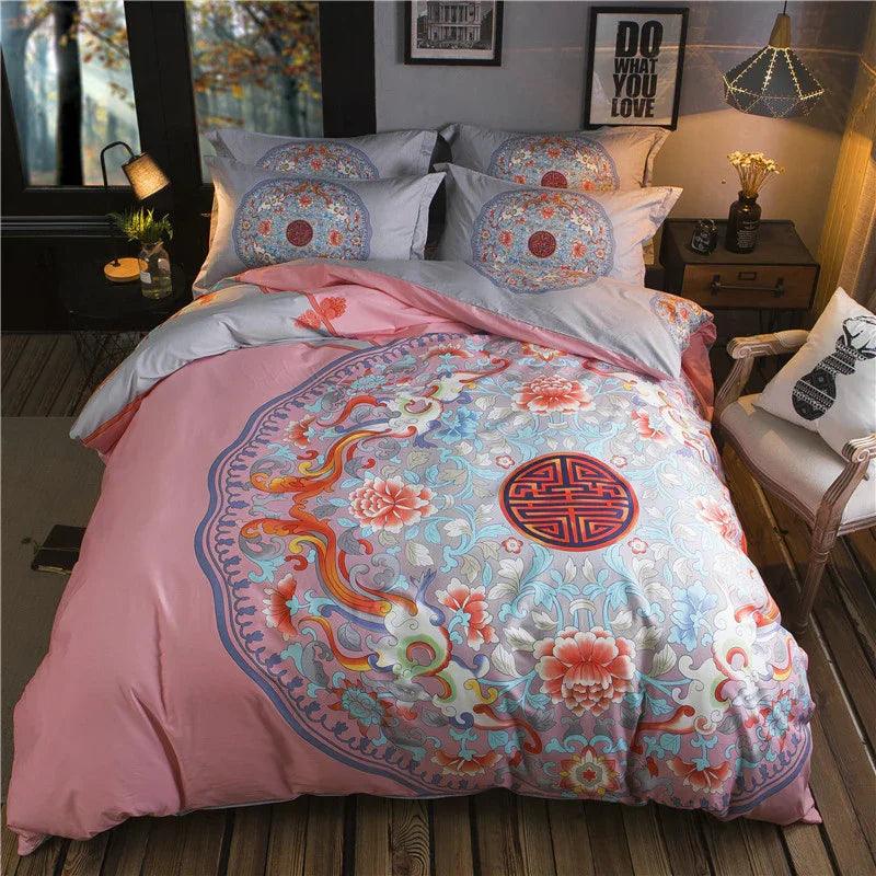 Cotton Sheet Quilt Cover Four Piece Set EX-STOCK Canada