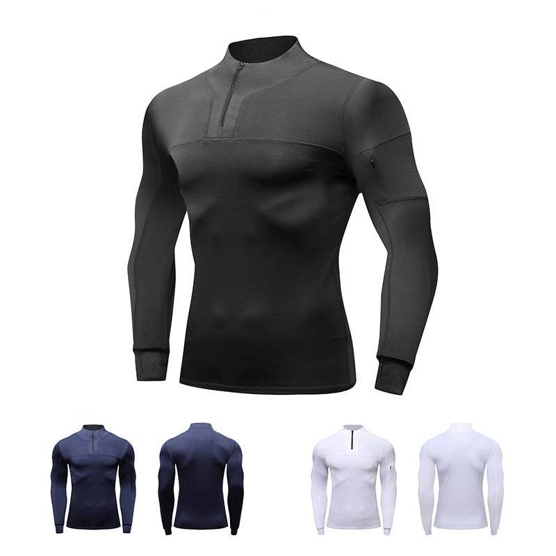 Outdoor Muscle Fitted Tactics Workout T-shirt Long Sleeve Sports Quick-drying top - EX-STOCK Canada