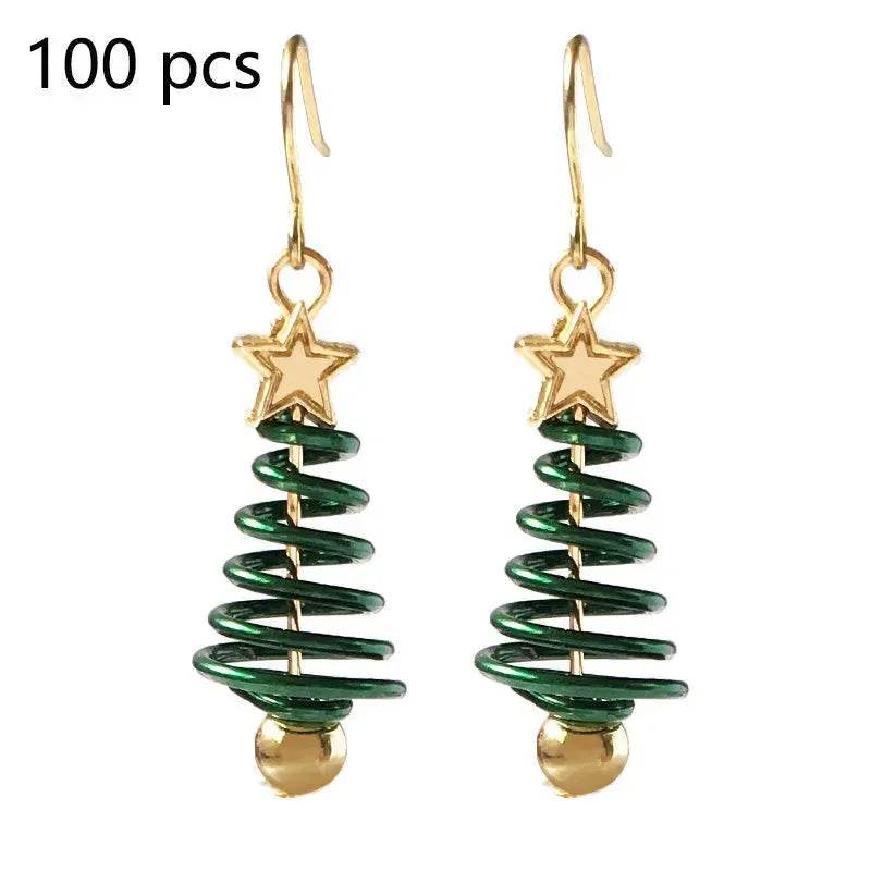 Christmas Earrings Tree Star DIY Earrings - EX-STOCK Canada
