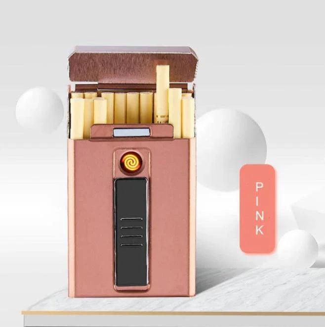 Étui à cigarettes rechargeable pour dix cigarettes fines conventionnellesEX-STOCK Canada