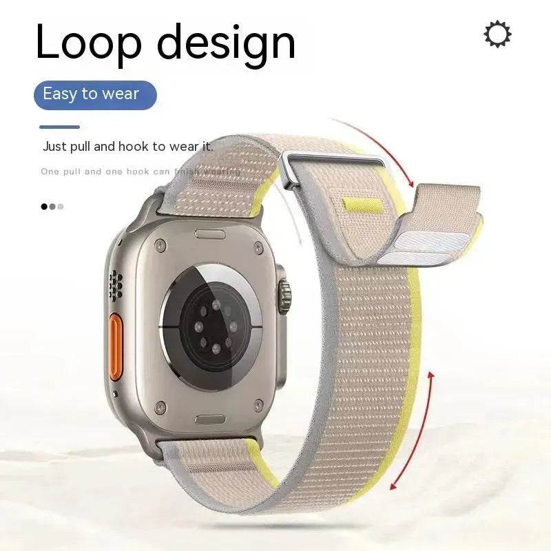 Replaceable Nylon Loop Watch band suitable for iwatch - EX-STOCK Canada