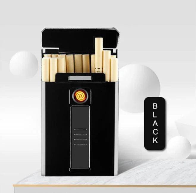 Étui à cigarettes rechargeable pour dix cigarettes fines conventionnellesEX-STOCK Canada