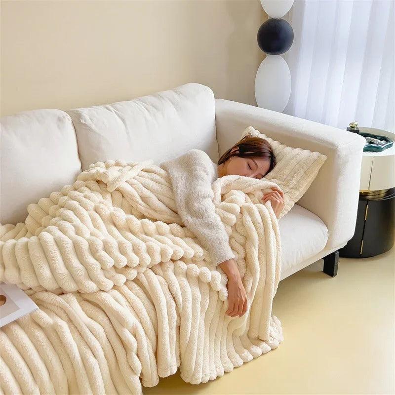 Blanket Heavy Weight Flannel Blanket EX-STOCK Canada