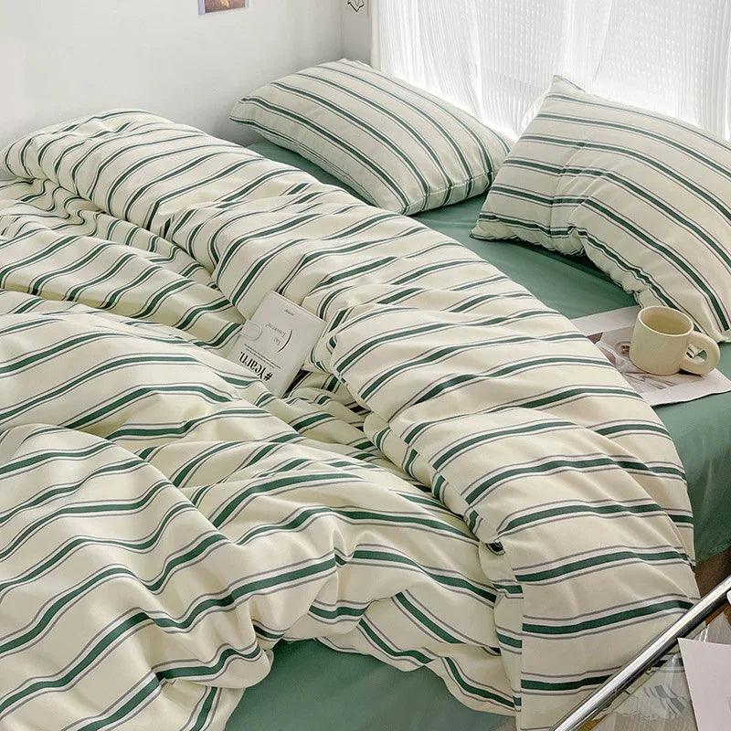 Korean Ins Modern Minimalist Duvet Cover Three Or Four Piece Suit EX-STOCK Canada