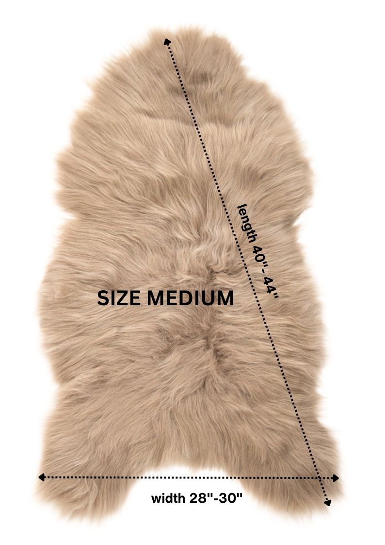 Taupe Icelandic Sheepskin