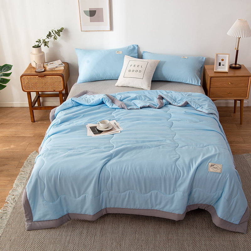 Pure Color Washed Cotton Summer Air Conditioning Duvet EX-STOCK Canada