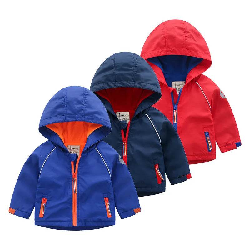 Boys' Hooded Autumn Clothing Children's Fleece Jacket - EX-STOCK Canada
