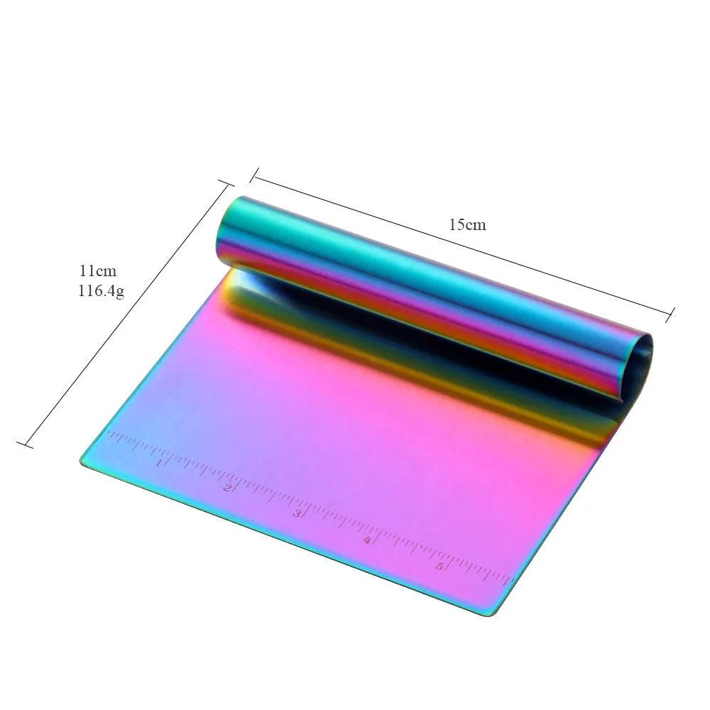 Stainless Steel Scraping Panel With Scale Baking Tool Dough Cutting Board Scraping Powder Board Tagliolini Cutter EX-STOCK Canada