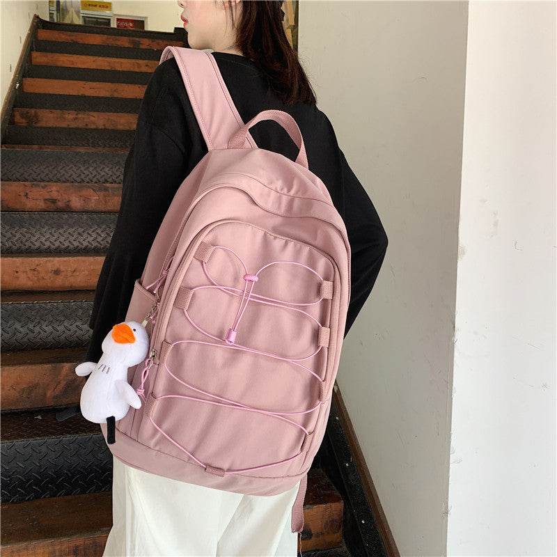 Simple Take Korean Backpack Large-capacity Backpack - EX-STOCK Canada