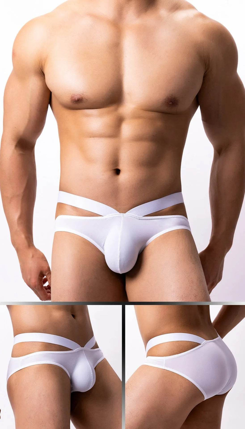 Thin Ice Silk Low Waist Men's Underwear Briefs - EX-STOCK Canada